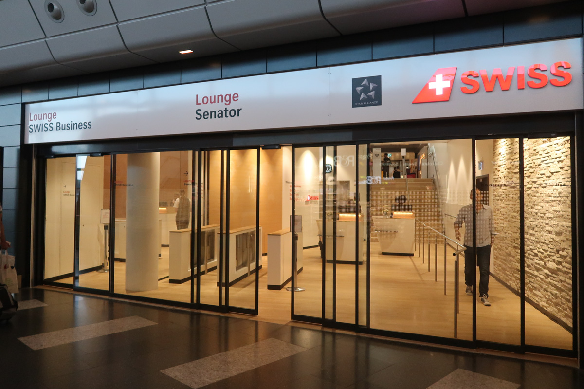 The new SWISS Senator Lounge Zurich A