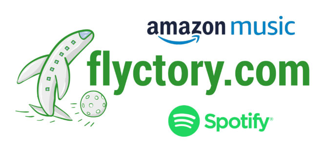 Flyctory.com on Spotify and Amazon Music Unlimited