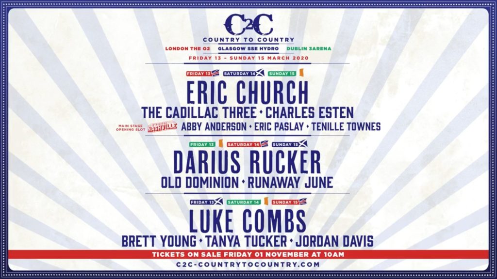 Country 2 Country 2020 Lineup My View