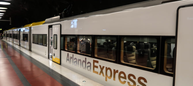 Riding the Arlanda Express