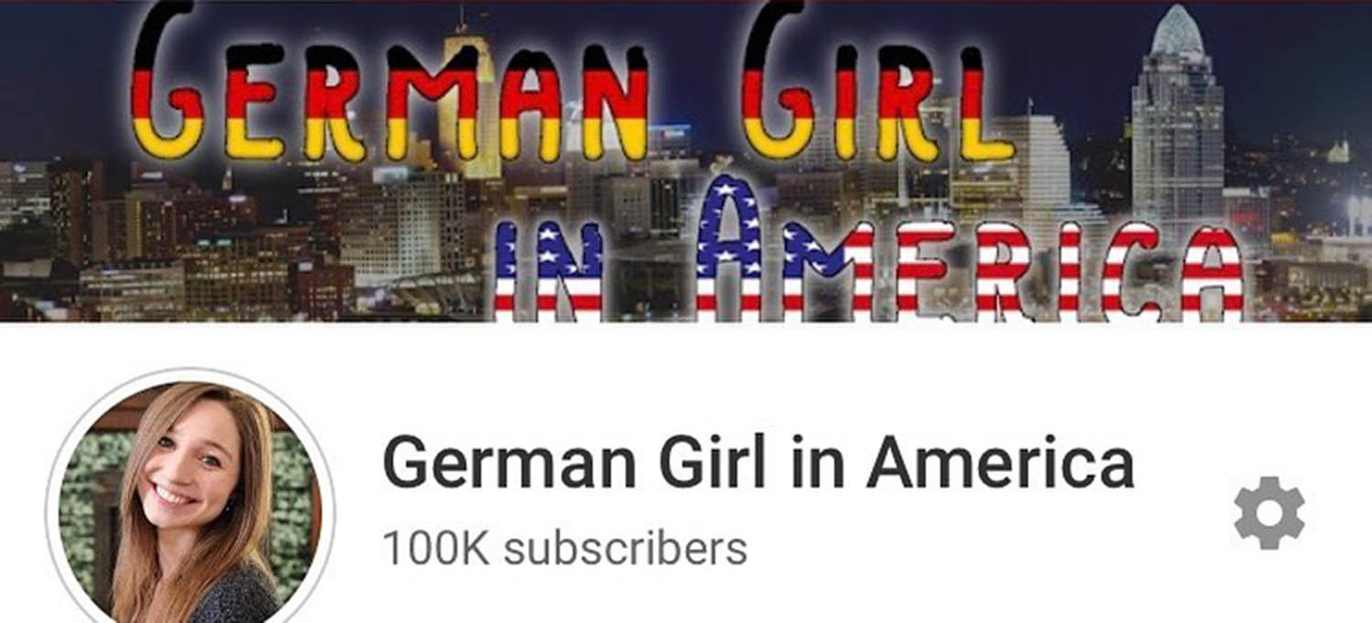 German Girl in America YouTube Videos about US German  