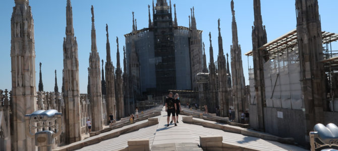 On the Rooftop of Milan Cathedral