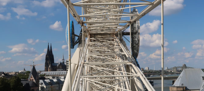 Watching Cologne from Europa Rad Ferris Wheel