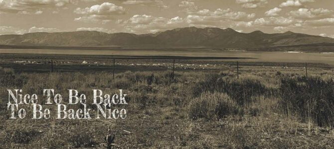 Chris Colter – Nice To Be Back To Be Back Nice