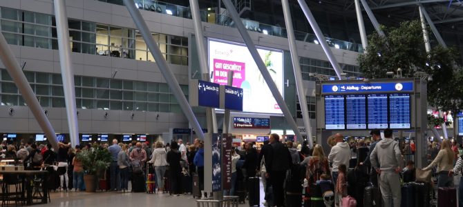 European Airports Go Mad – a Morning at Dusseldorf Airport
