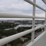 Watching Helsinki from the Olympic Stadium Tower