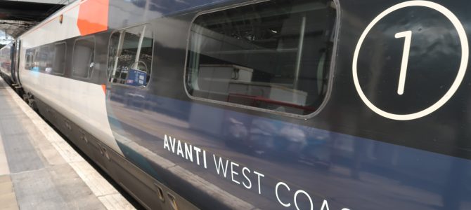 Traveling Avanti West Coast Railways Pendolino First and Standard Premium Class