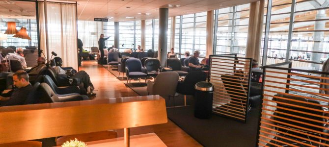 SAS Gold Lounge Oslo Gardermoen Airport (OSL, International Flights)
