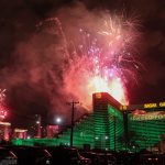 Las Vegas New Year's Fireworks 2024 near MGM Grand