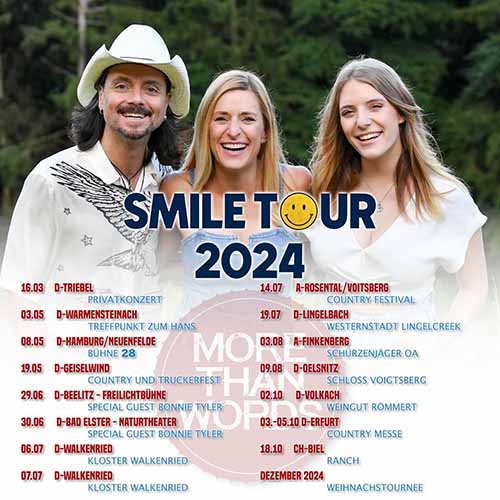 country music tours europe 2023