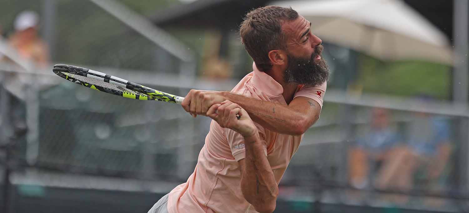 Hall of Fame Open 2024 – MS R2 M. Giron (USA) – B. Paire (FRA) 4-6 7-5 6-4