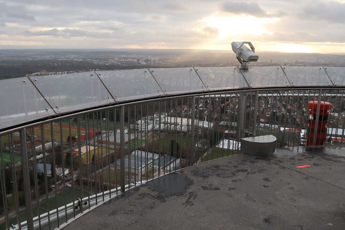 The View from SWR Stuttgart Television Tower