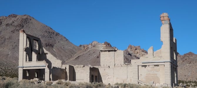 Rhyolite Ghost Town (Nevada) and Goldwell Open Air Museum