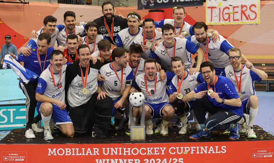 Swiss Cup Finals 2025 (Men Small Field): Tigers Langnau III – UHC Oekingen 9-10 SD (3-4, 4-2,2-3, x-1)
