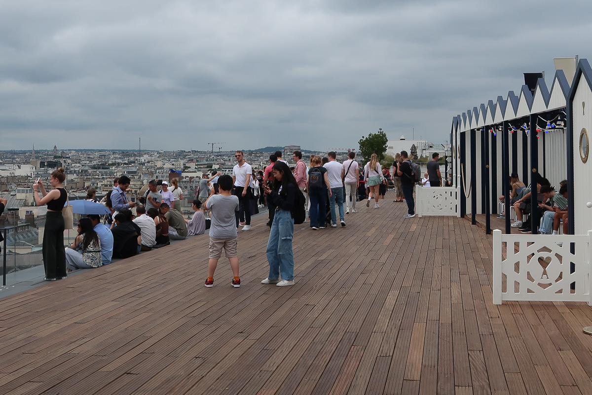 Views from the Terrace of Galeries Lafayette