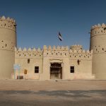 Traveling along the Liwa Forts Oasis Route (U.A.E.)