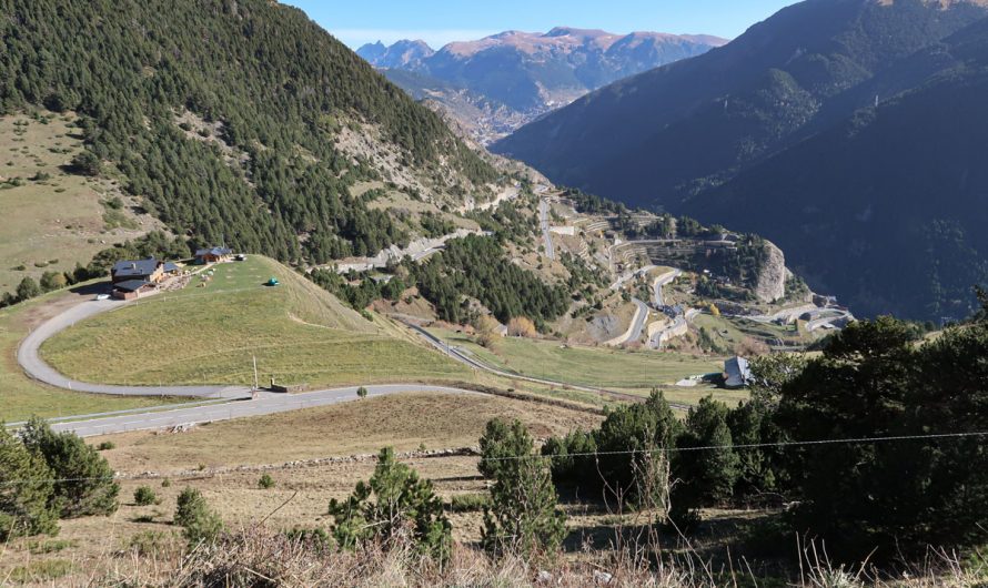 Driving over the Coll d’Ordino (Andorra CS-240/-340)