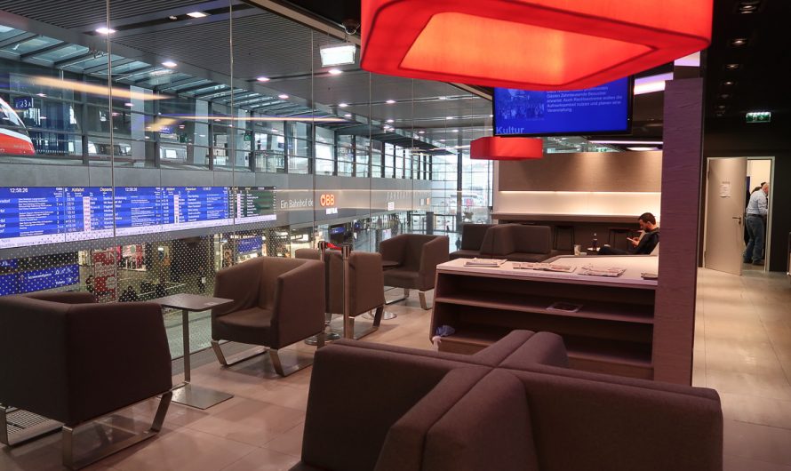 Austrian Rail Lounge (ÖBB Lounge) Vienna Main Station