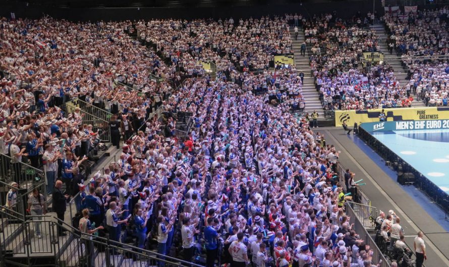 Faroe Islands Fans at The EHF Euro 2026 in Oslo