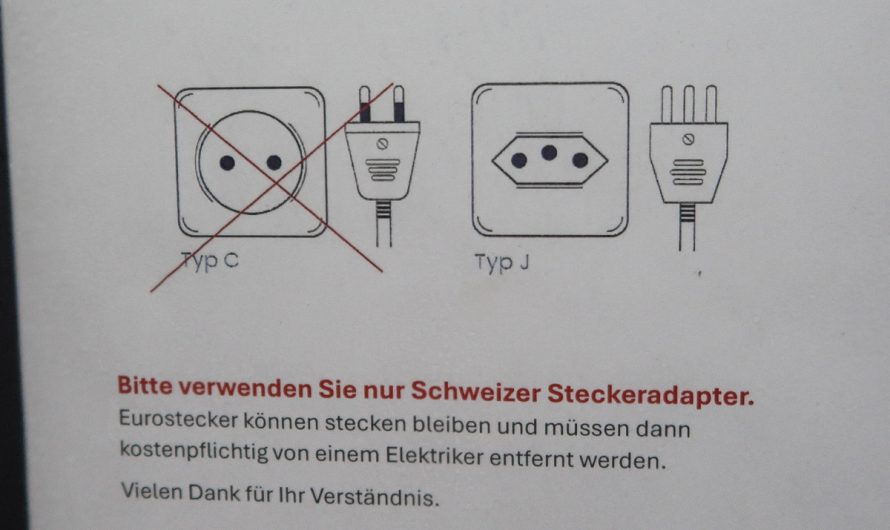 Using the Power Socket? Not Allowed! About a Weird Hotel Experience in Switzerland