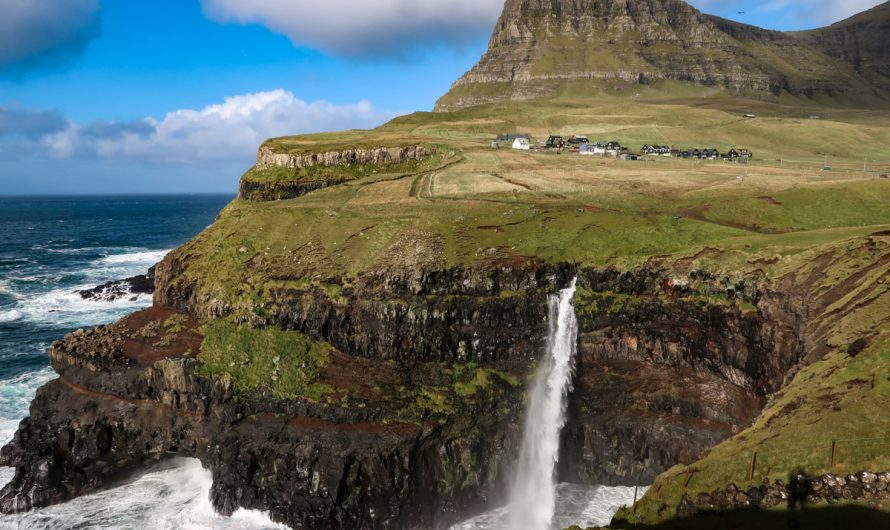 Gasadalur and the Mulafossur Waterfall (Pictured Story)