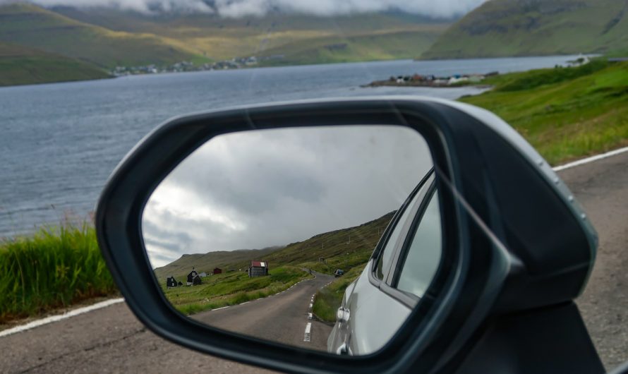 Driving along the West Coast of the Skalafjordur (Faroe Islands, Pictured Story)