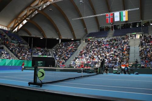 2022091417 DavisCupNORIND Dbl 0041